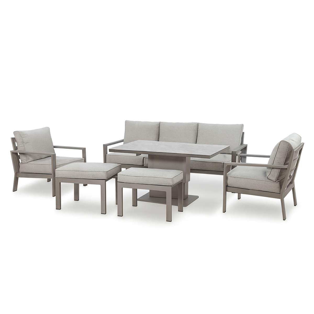 Maze Montreal Aluminium 3 Seat Garden Sofa Dining Set