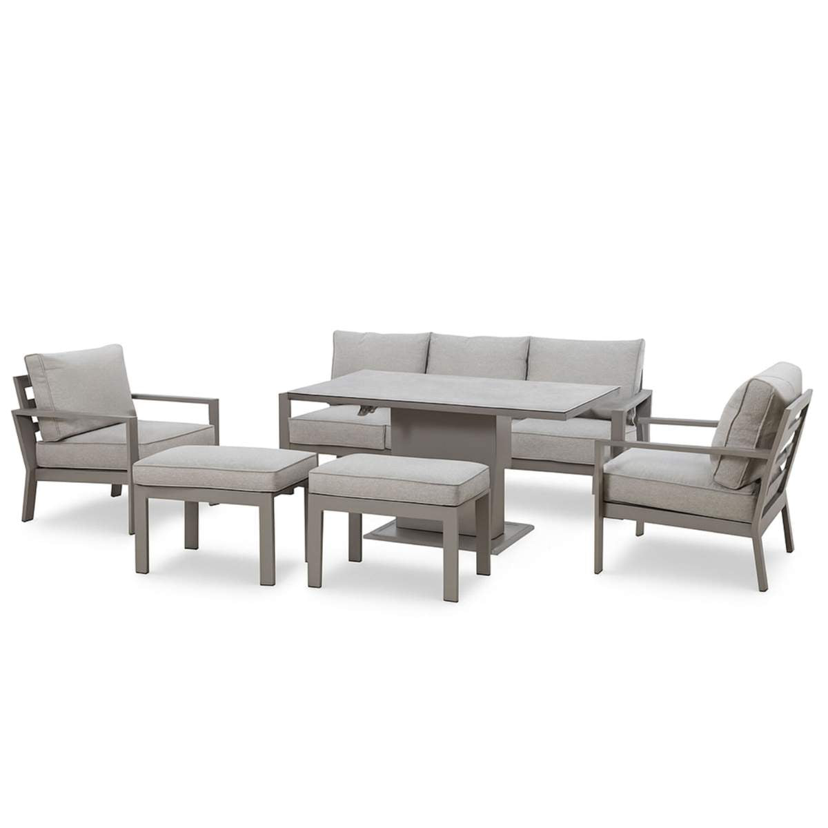 Maze Montreal Aluminium 3 Seat Garden Sofa Dining Set
