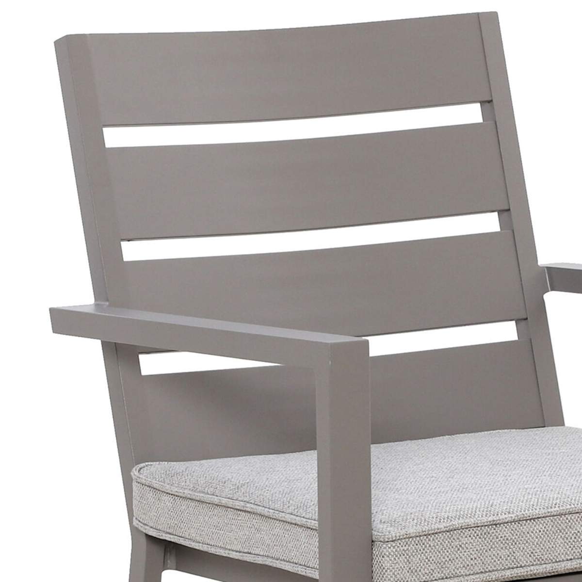 Maze Montreal Aluminium 6 Seat Rectangular Garden Dining Set - Cool Linen