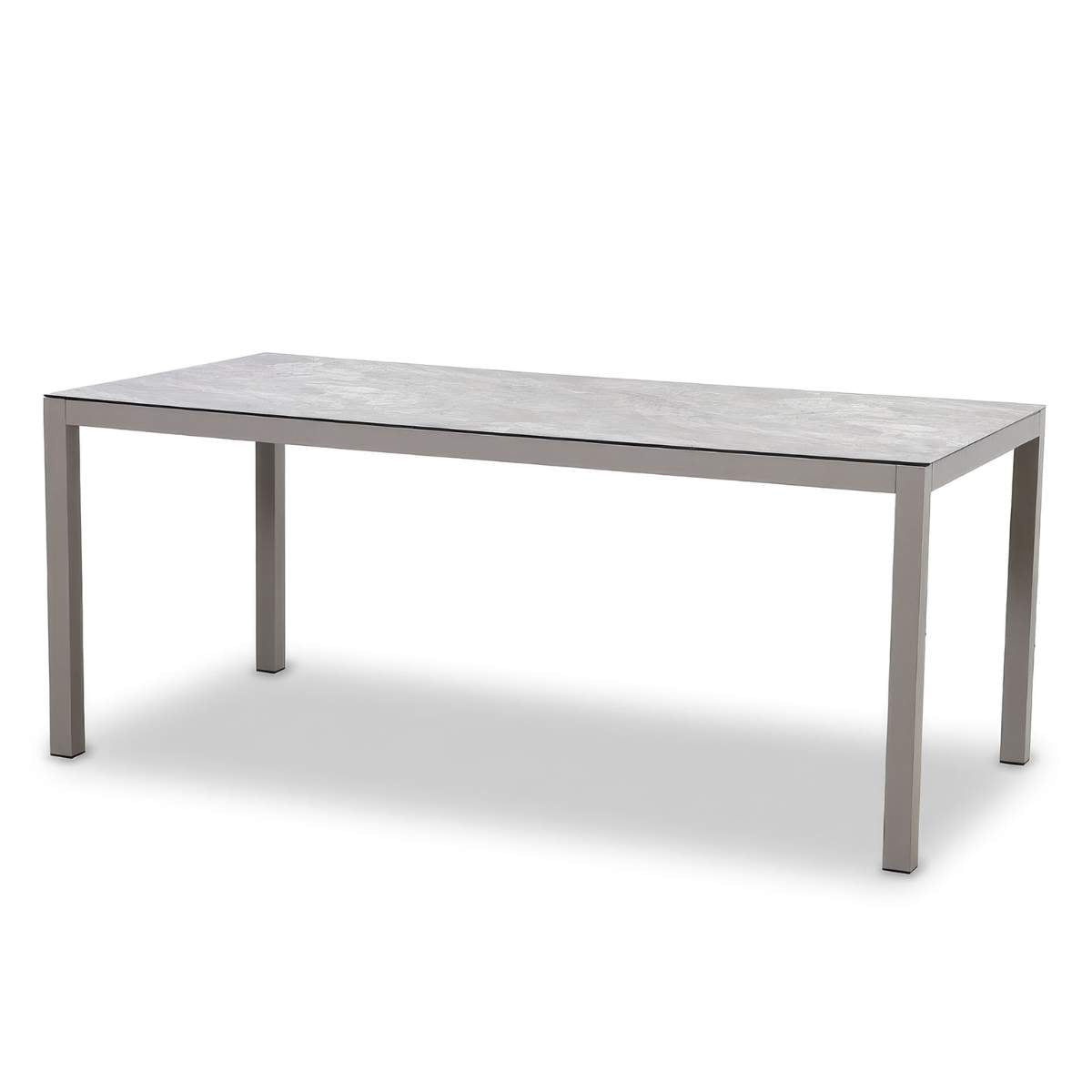 Maze Montreal Aluminium 6 Seat Rectangular Garden Dining Set - Cool Linen