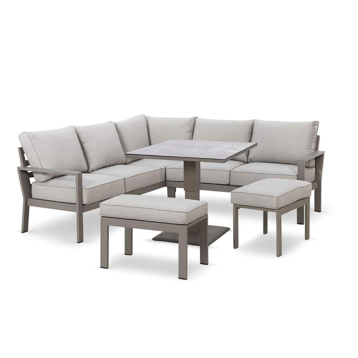 Maze Montreal Aluminium Small Garden Sofa Dining Set