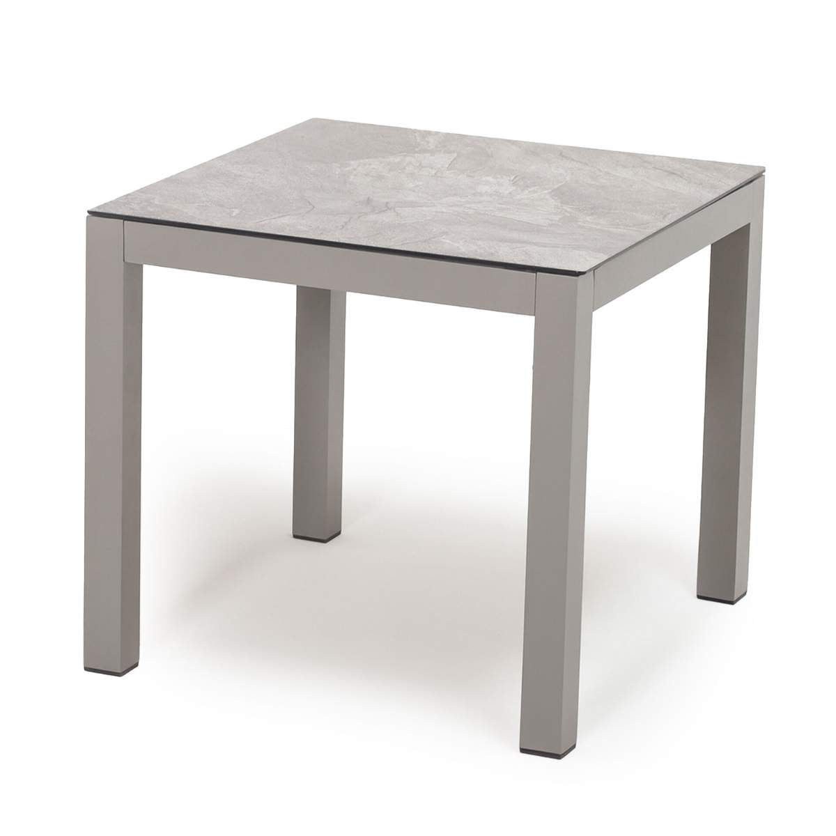 Maze Montreal Aluminium Square Garden Side Table - Cool Linen