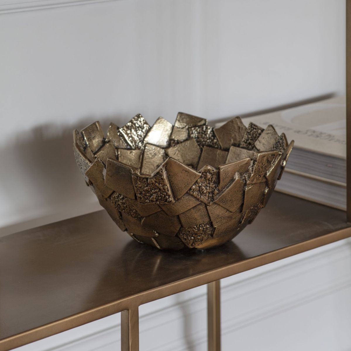 Libra Interiors Montrose Cast Aluminium Bowl - Set of 2