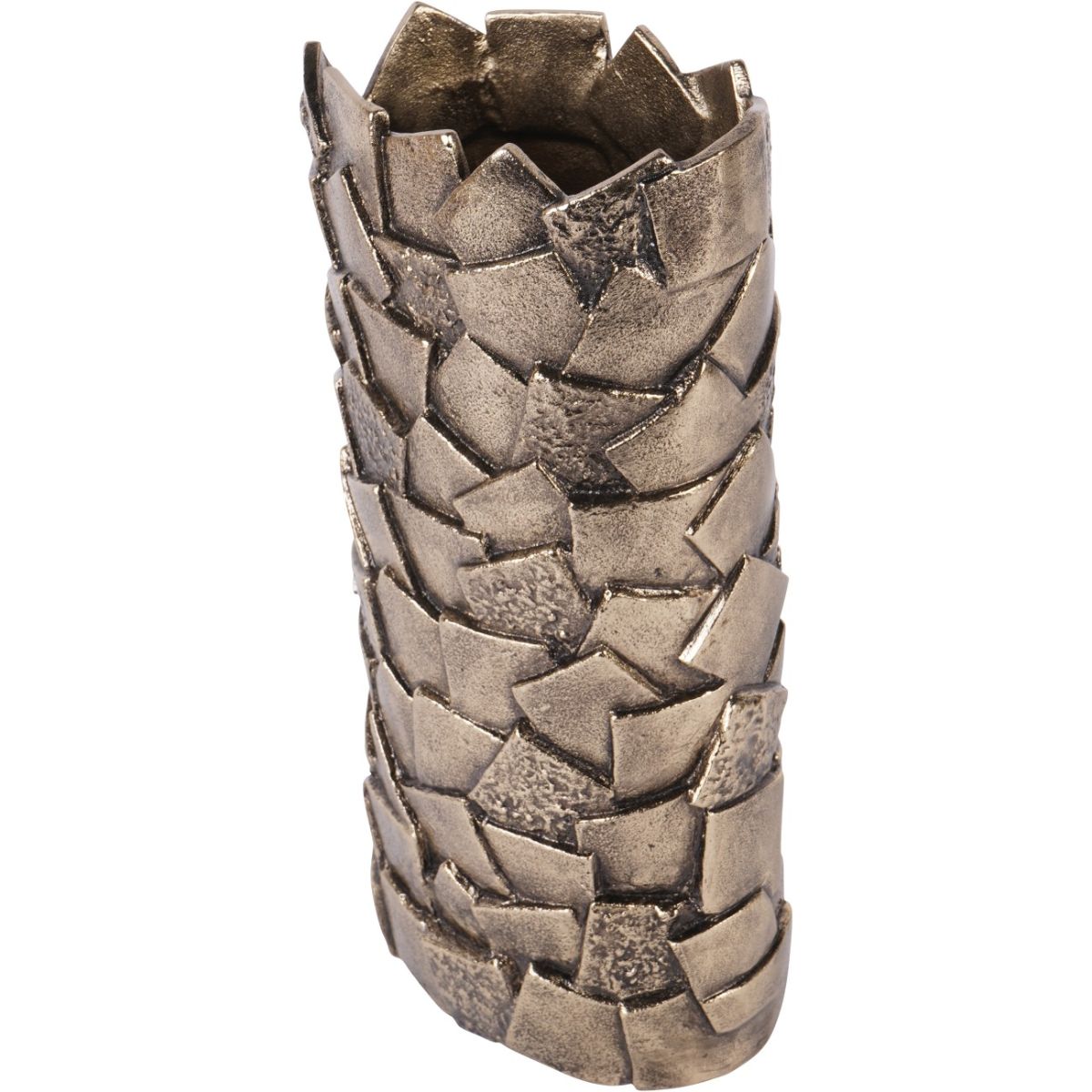 Libra Interiors Montrose Cast Aluminium Decorative Vase 36cm