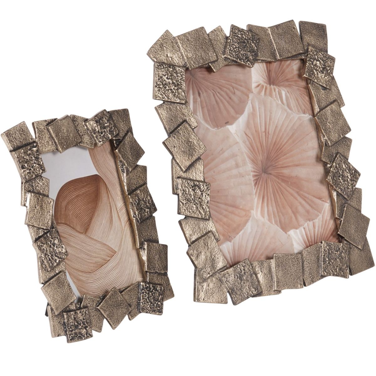 Libra Interiors Montrose Cast Aluminium Platter - Set of 2