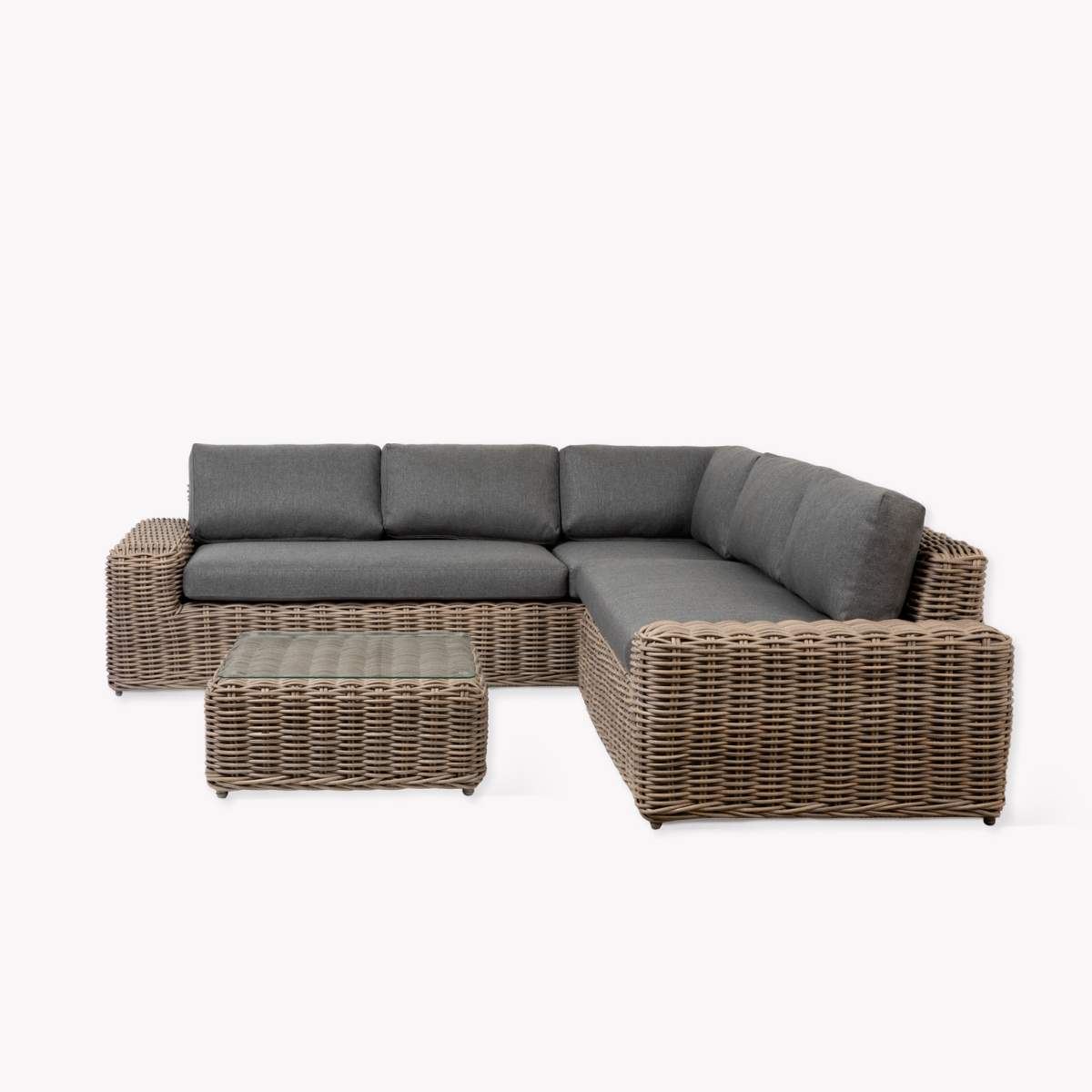 Garden Trading Moorgate Corner Sofa Set Dark Natural