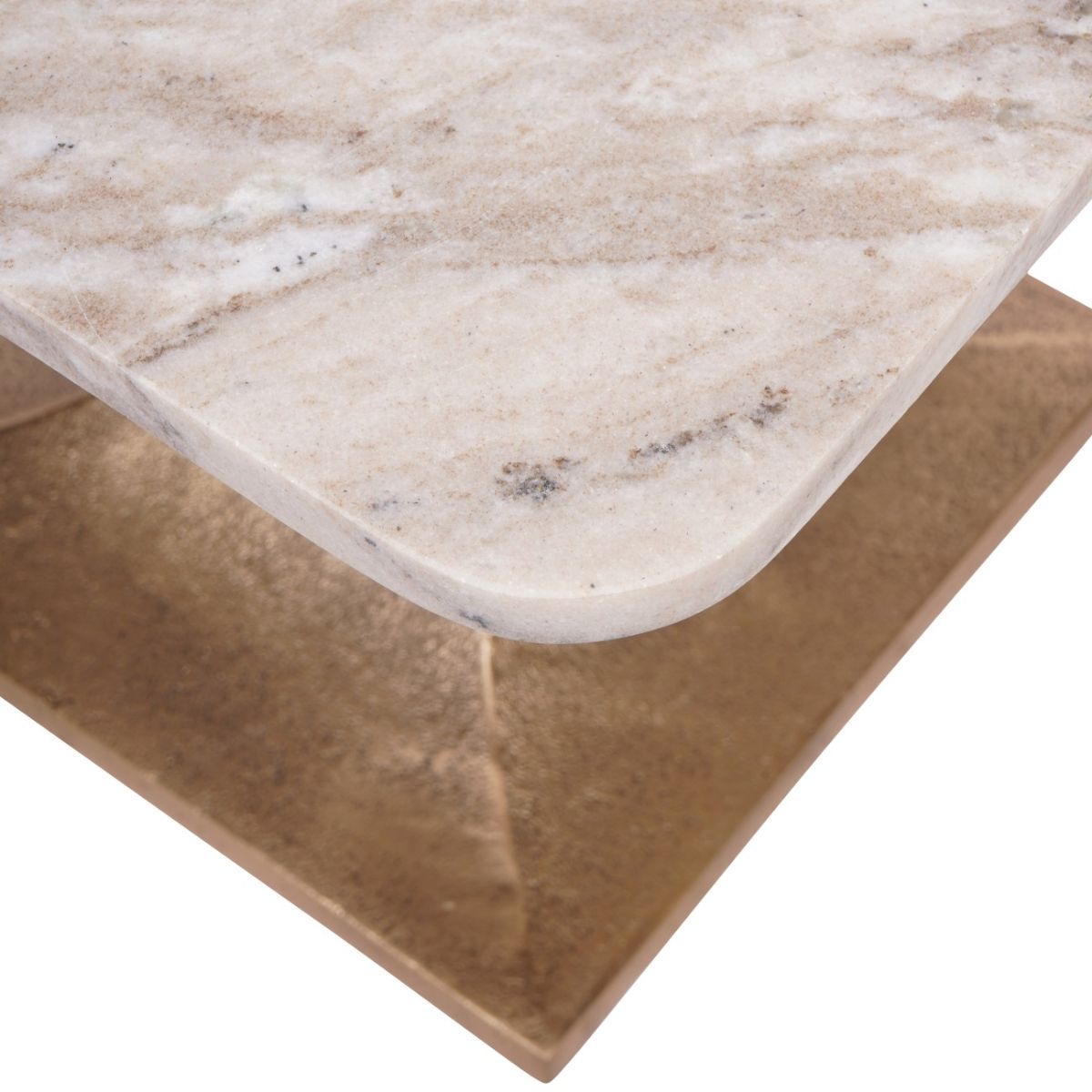 Libra Interiors Morchino Marble Side Table 55cm