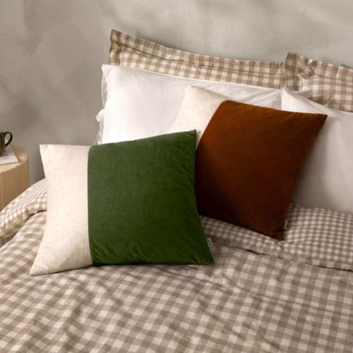 Furn Morden Soft-Washed Velvet Cushion