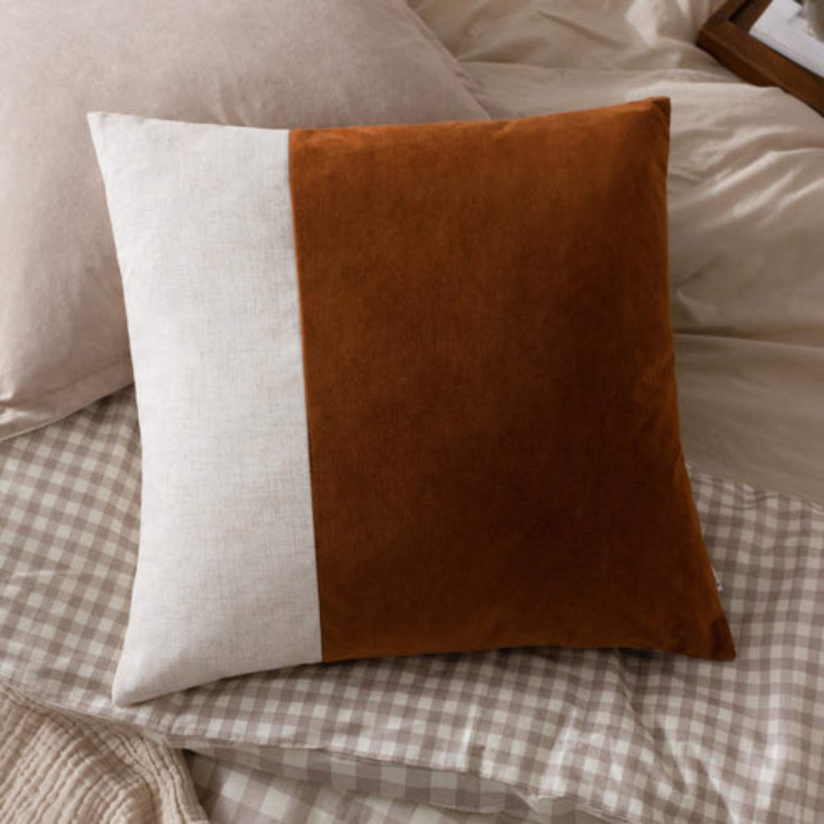 Furn Morden Soft-Washed Velvet Cushion
