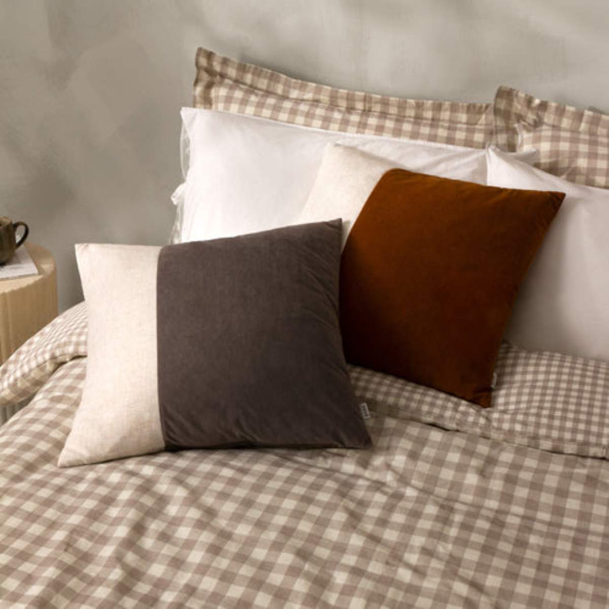 Furn Morden Soft-Washed Velvet Cushion