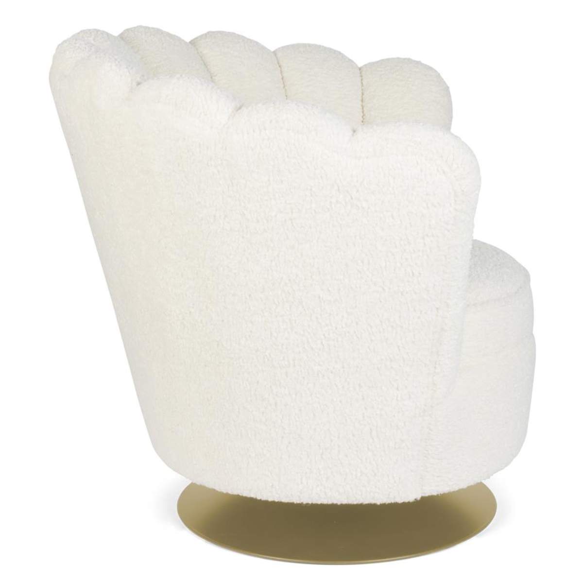 Bold Monkey Mother Of All Shells Lounge Chair Teddy Natural