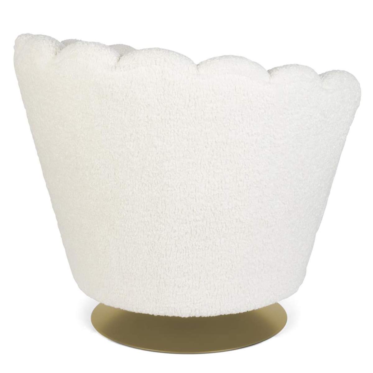 Bold Monkey Mother Of All Shells Lounge Chair Teddy Natural