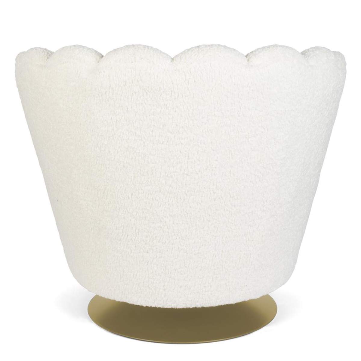 Bold Monkey Mother Of All Shells Lounge Chair Teddy Natural