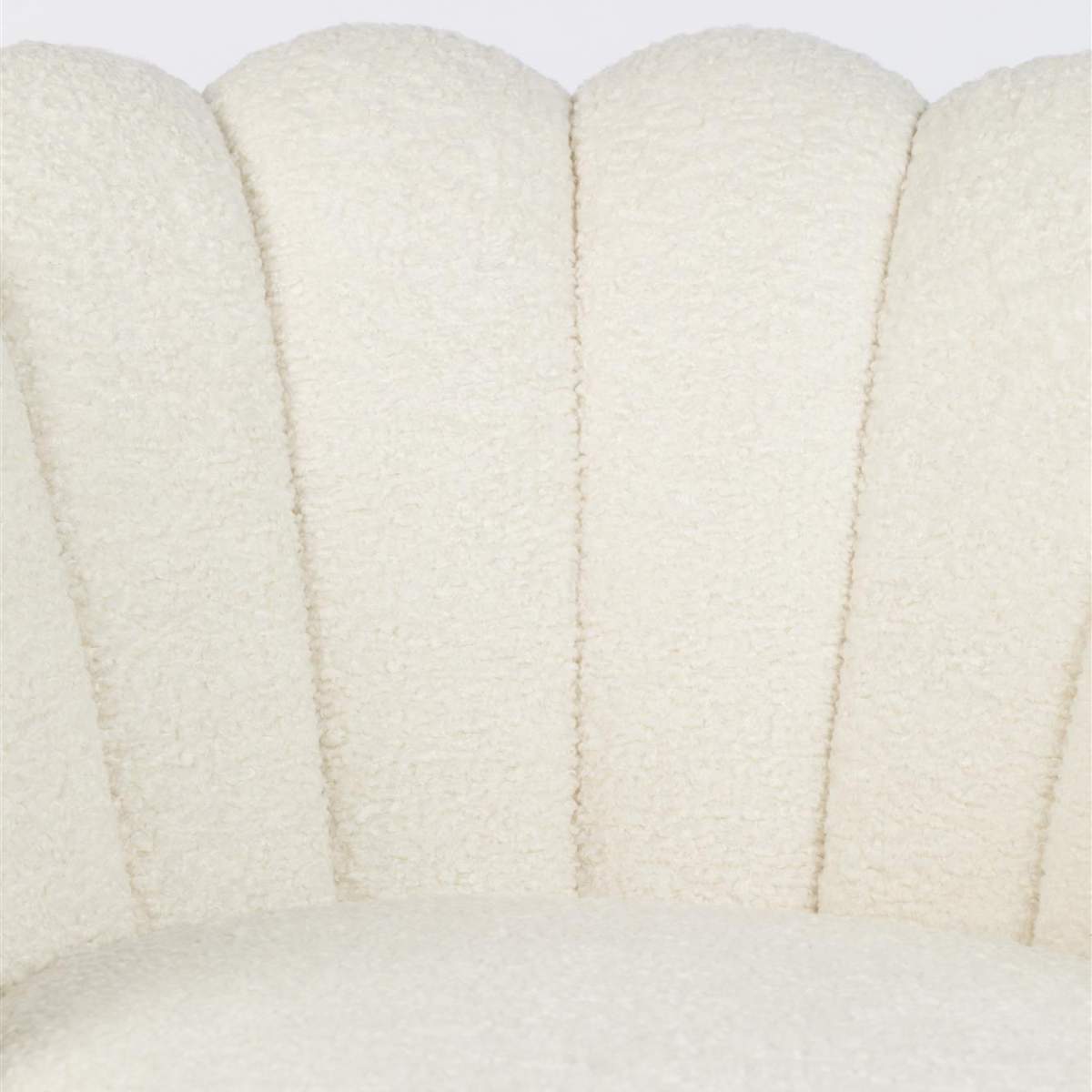 Bold Monkey Mother Of All Shells Lounge Chair Teddy Natural