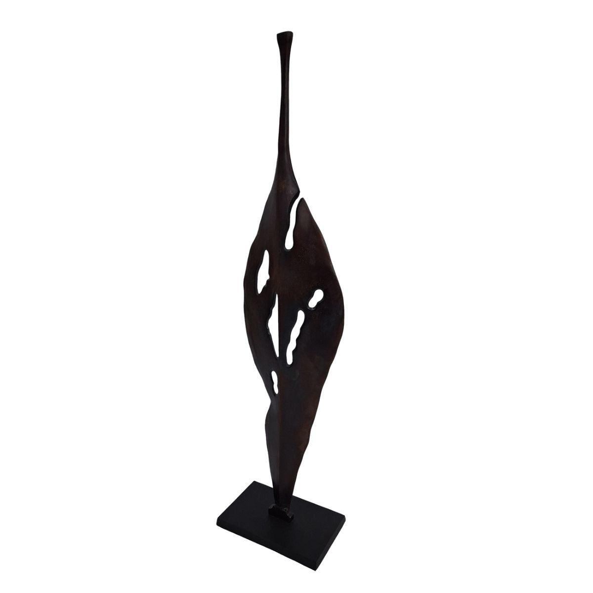 Libra Interiors Moulton Twist Aluminium Abstract Leaf Sculpture