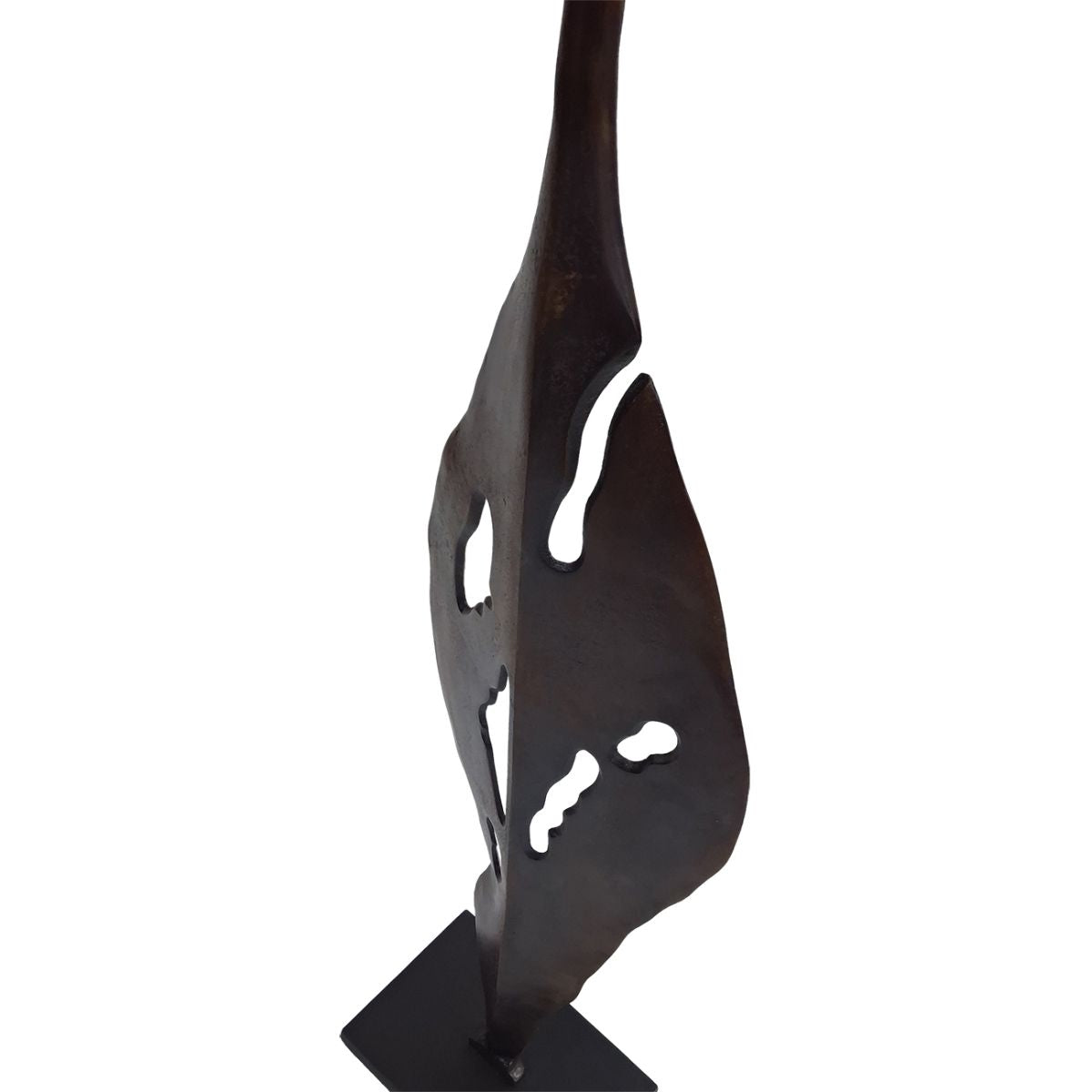 Libra Interiors Moulton Twist Aluminium Abstract Leaf Sculpture