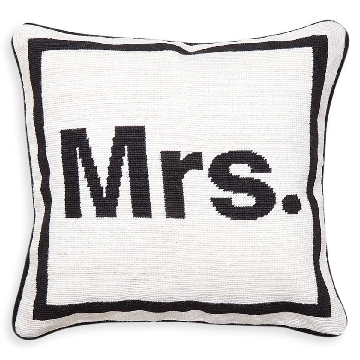 Jonathan Adler Mrs. Needlepoint Cushion
