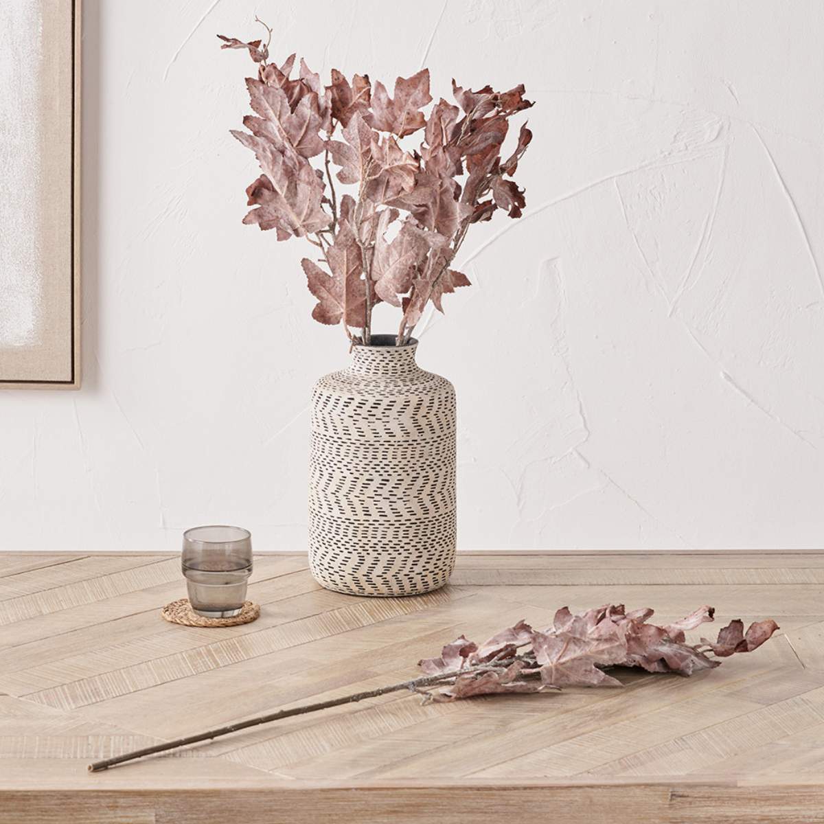 Beau&Co Mulberry Brown Maple Leaf Pack of 6