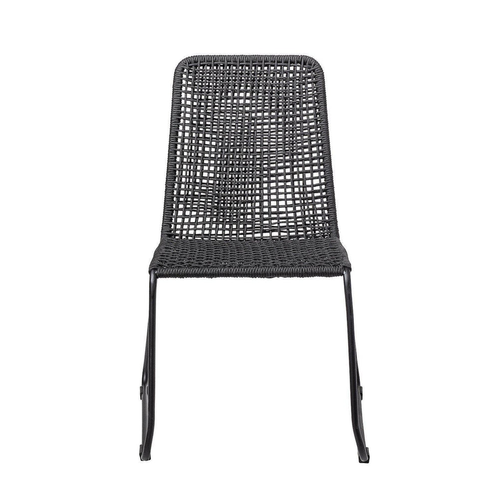 Mundo Black Indoor Outdoor Chair Set of 2-Beaumonde