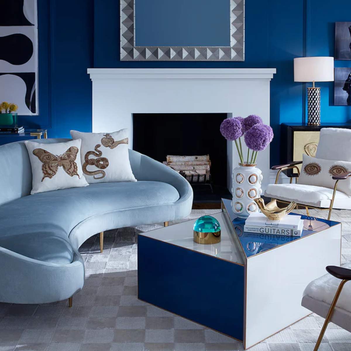 Jonathan Adler Muse Butterfly Cushion