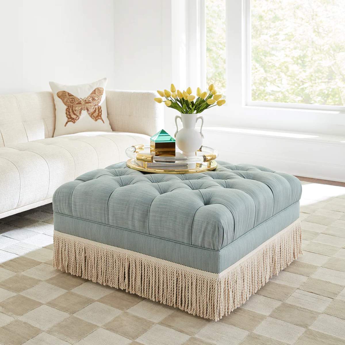 Jonathan Adler Muse Butterfly Cushion