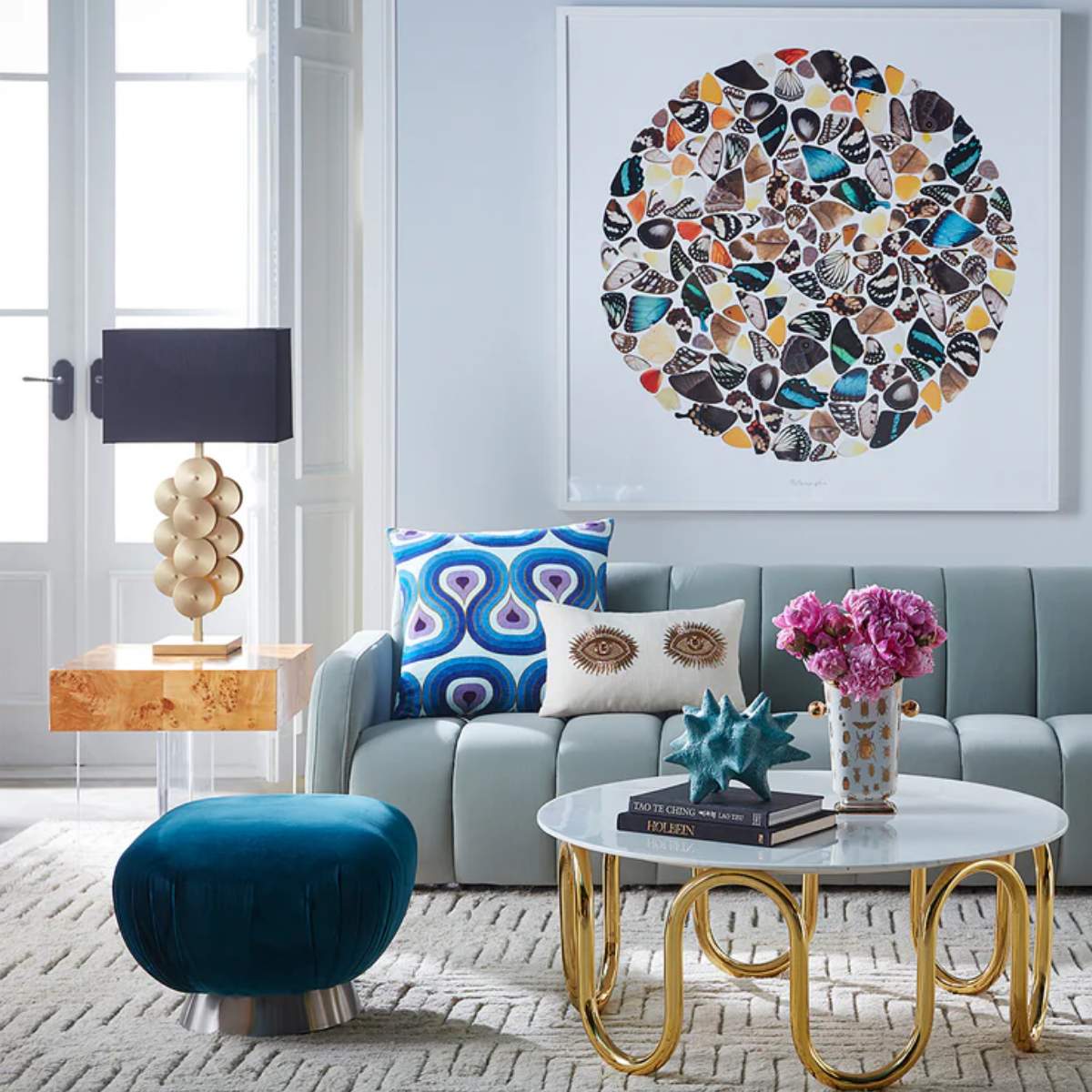 Jonathan Adler Muse Eyes Throw Cushion