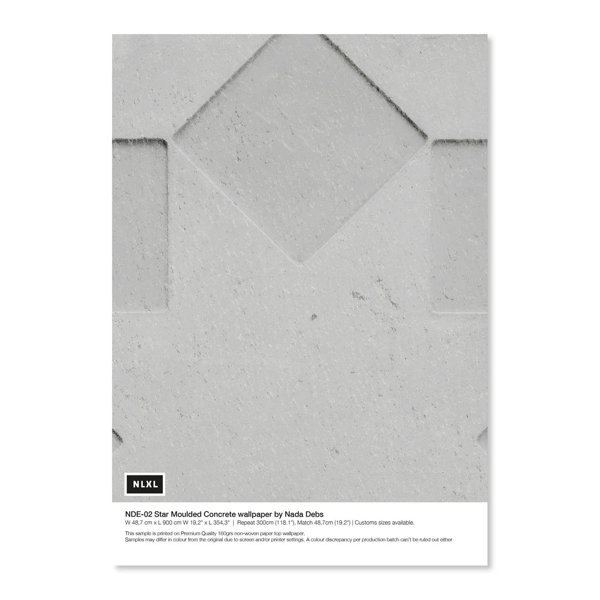 NLXL Moulded Star Wallpaper-Beaumonde