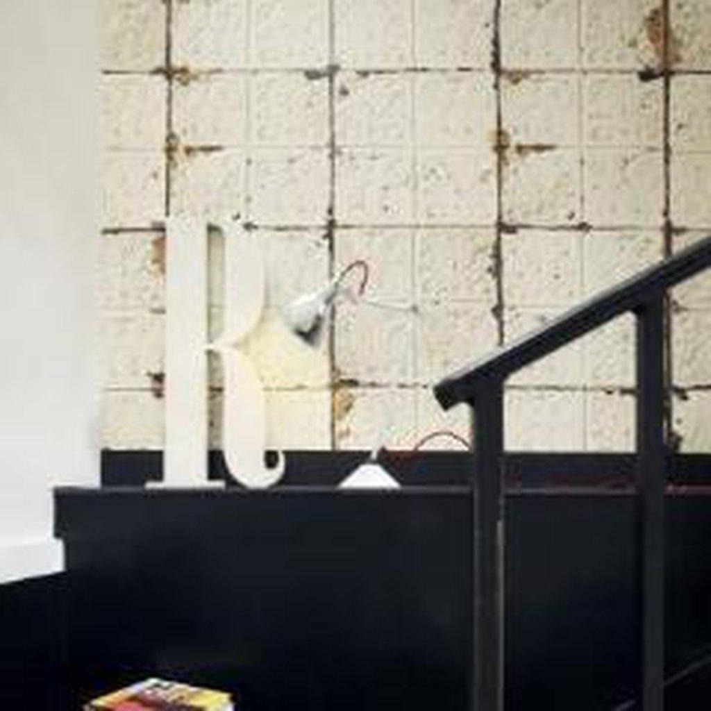 NLXL Brooklyn Tins Cream Beige TIN-02 Wallpaper-Beaumonde
