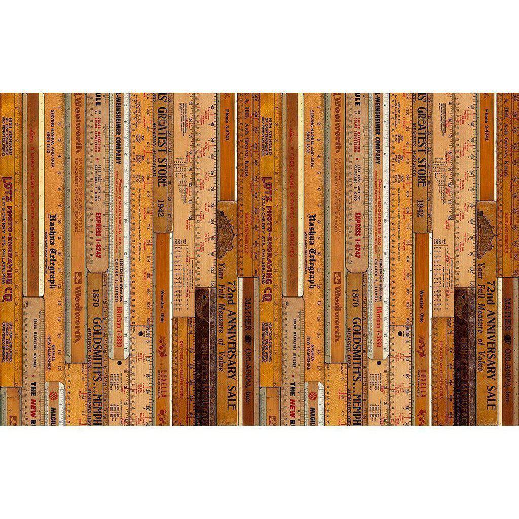 NLXL Large Rulers Wallpaper MRV-06-Beaumonde