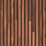 Timber Strips Teak On Black Wallpaper TIM-01-Beaumonde