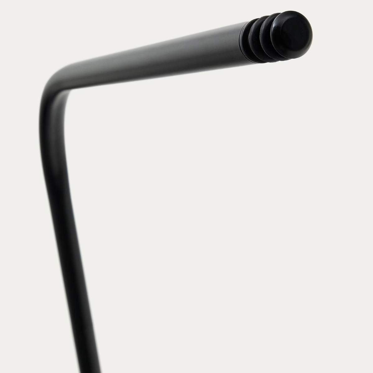 Kave Home Nali floor stand for portable lamps made of metal with a black painted finish