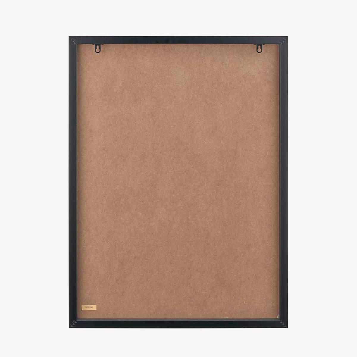 Pacific Lifestyle Natural Canvas with Black Stripe Pattern and Frame