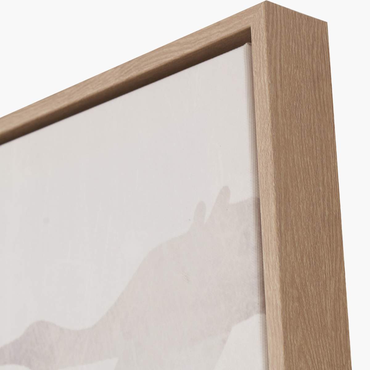 Pacific Lifestyle S/3 Natural and White Birds Canvases with Natural Frames