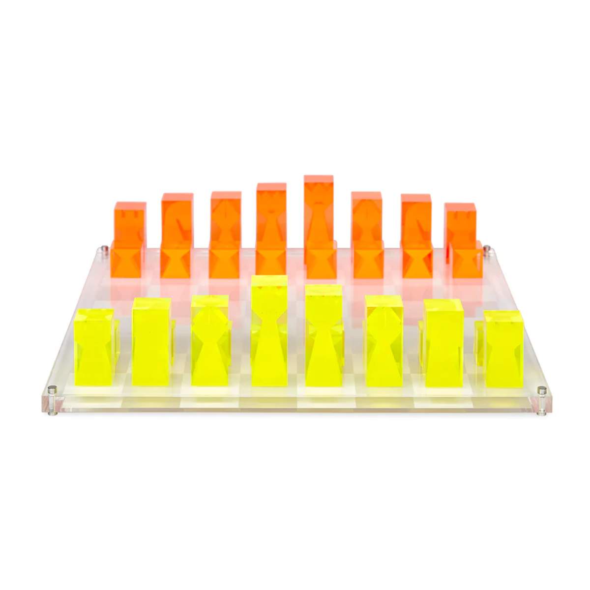 Jonathan Adler Neon Acrylic Chess Set