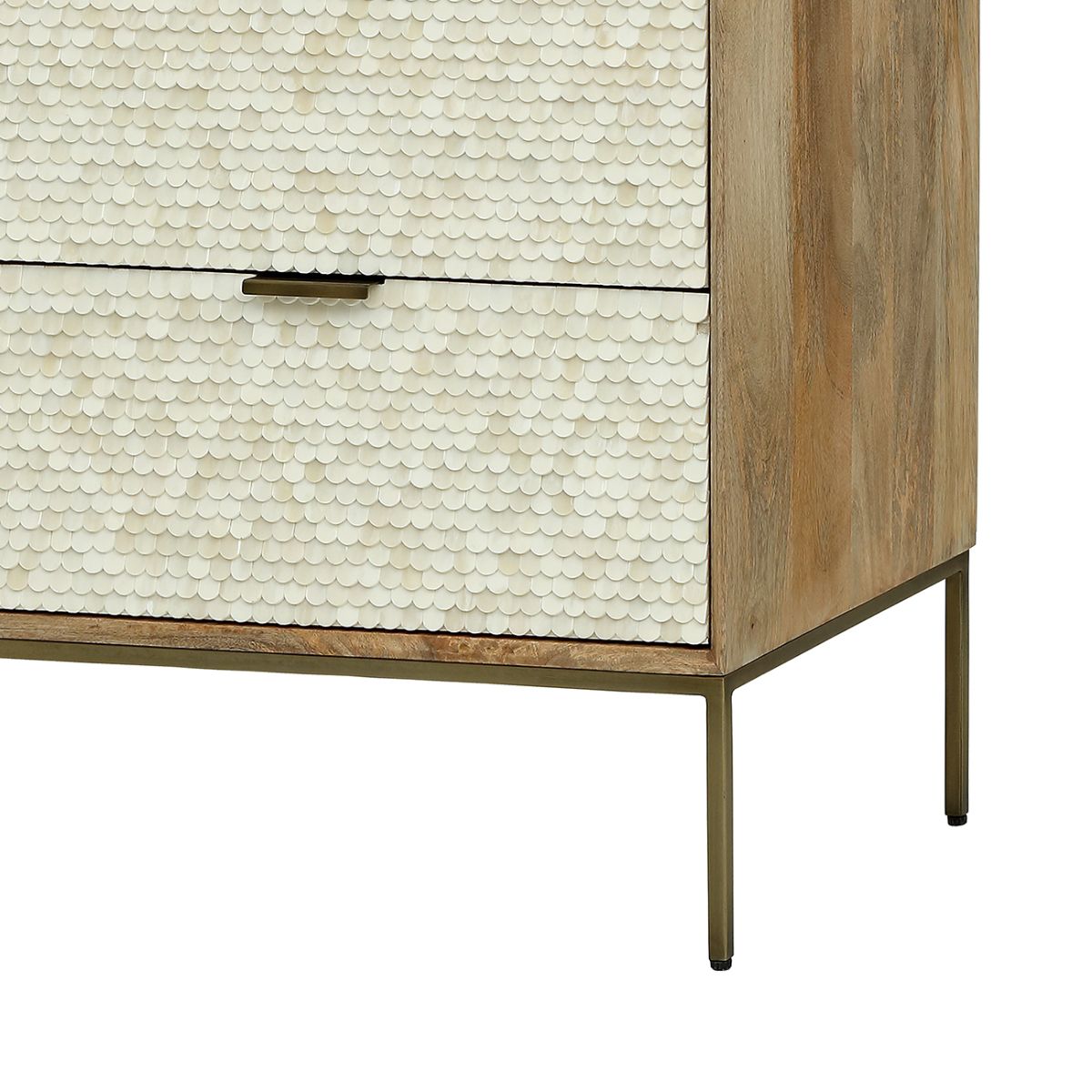 Libra Interiors Nerida Bone Inlay Chest of Drawers