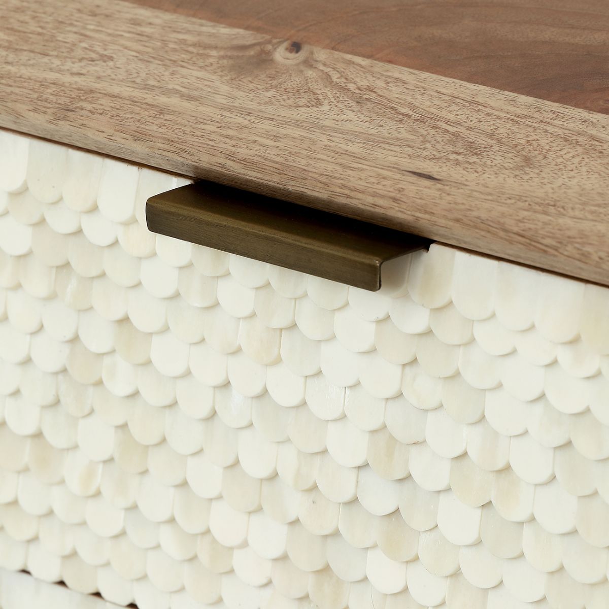 Libra Interiors Nerida Bone Inlay Chest of Drawers