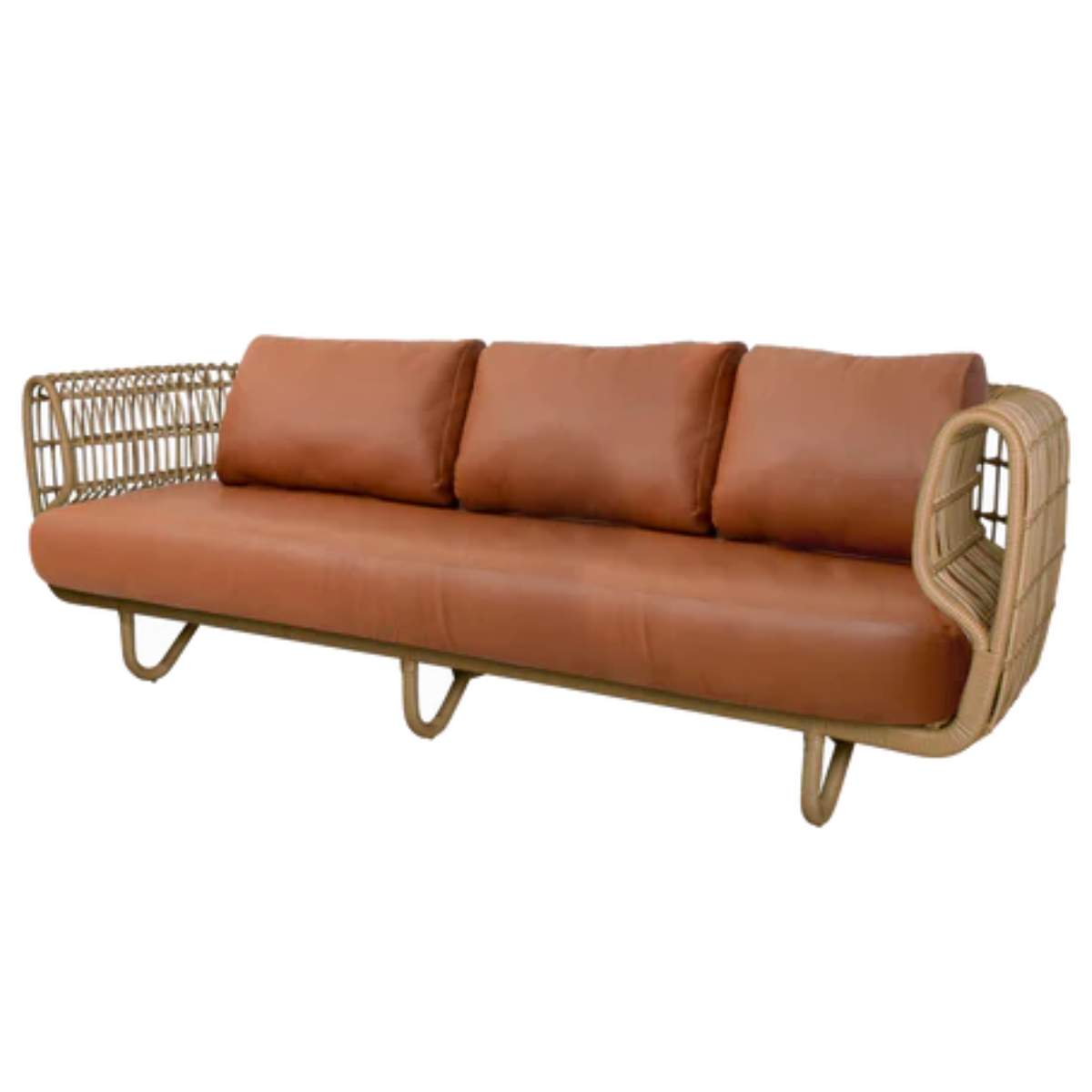 Cane-line Nest 3-Seater Sofa, Cushion Set
