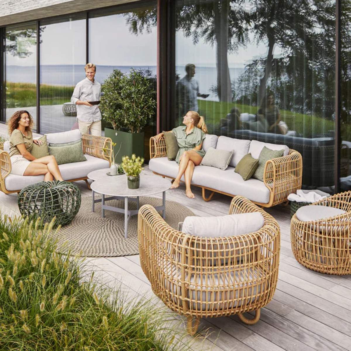 Cane-line Nest 3-Seater Sofa - Outdoor