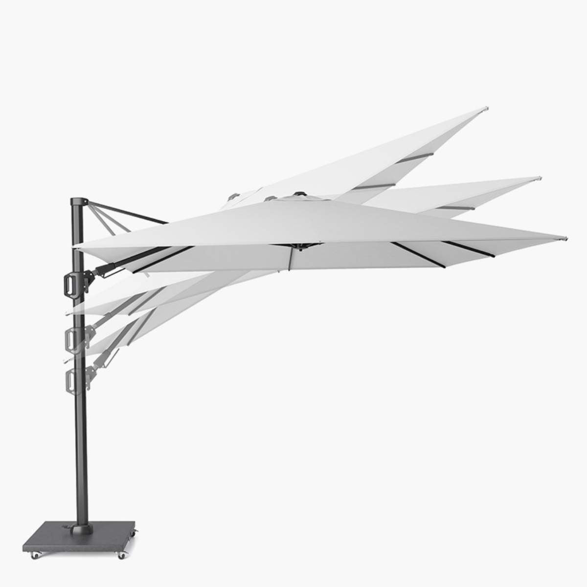 Pacific Lifestyle Nexus T2 Premium Anthracite / Faded Black Free Arm Parasol