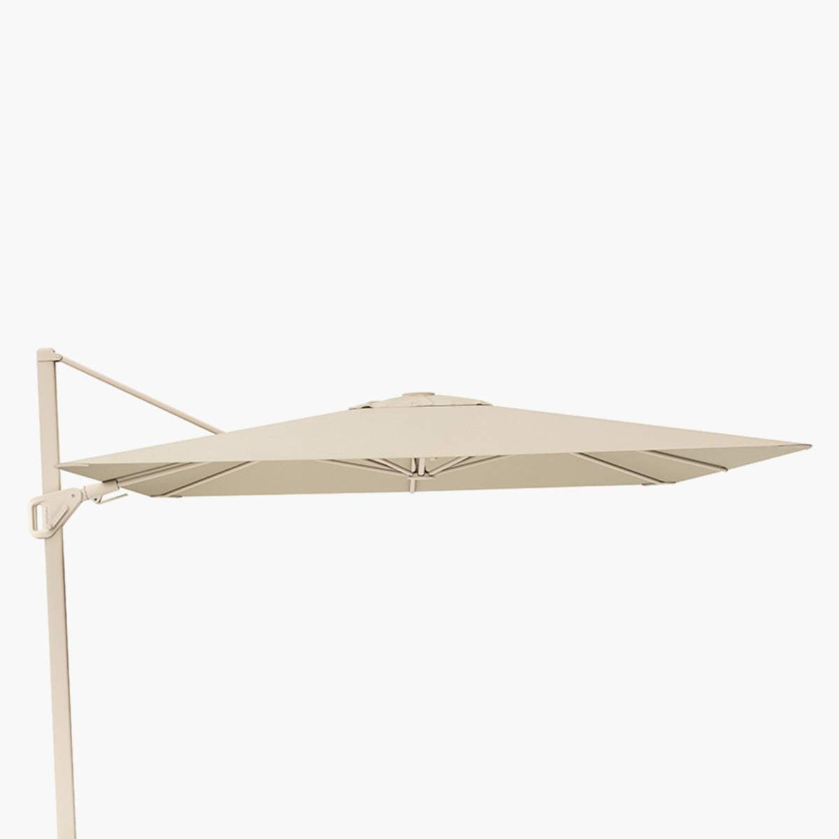 Pacific Lifestyle Nexus T2 Premium Sandstone / Champagne Free Arm Parasol