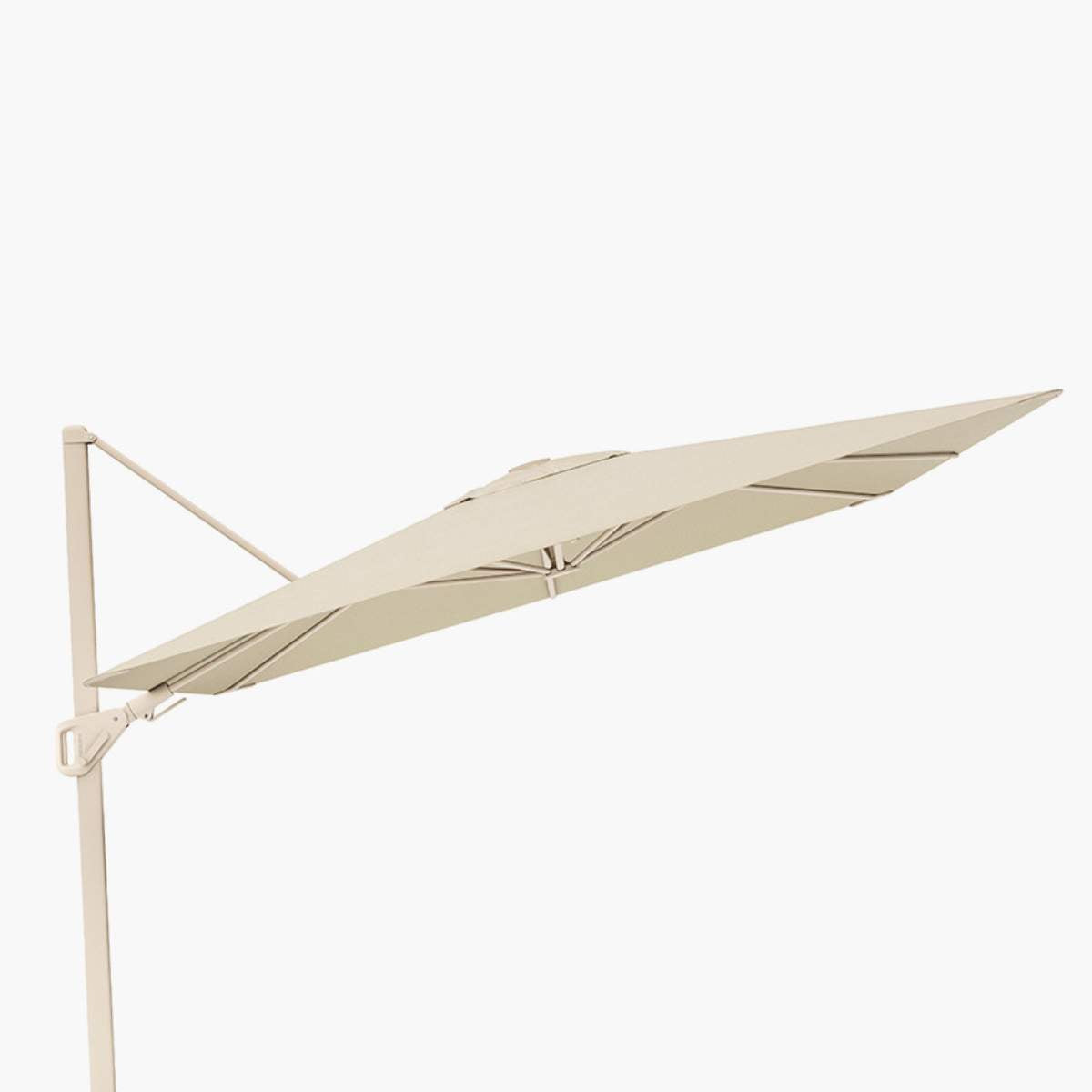 Pacific Lifestyle Nexus T2 Premium Sandstone / Champagne Free Arm Parasol