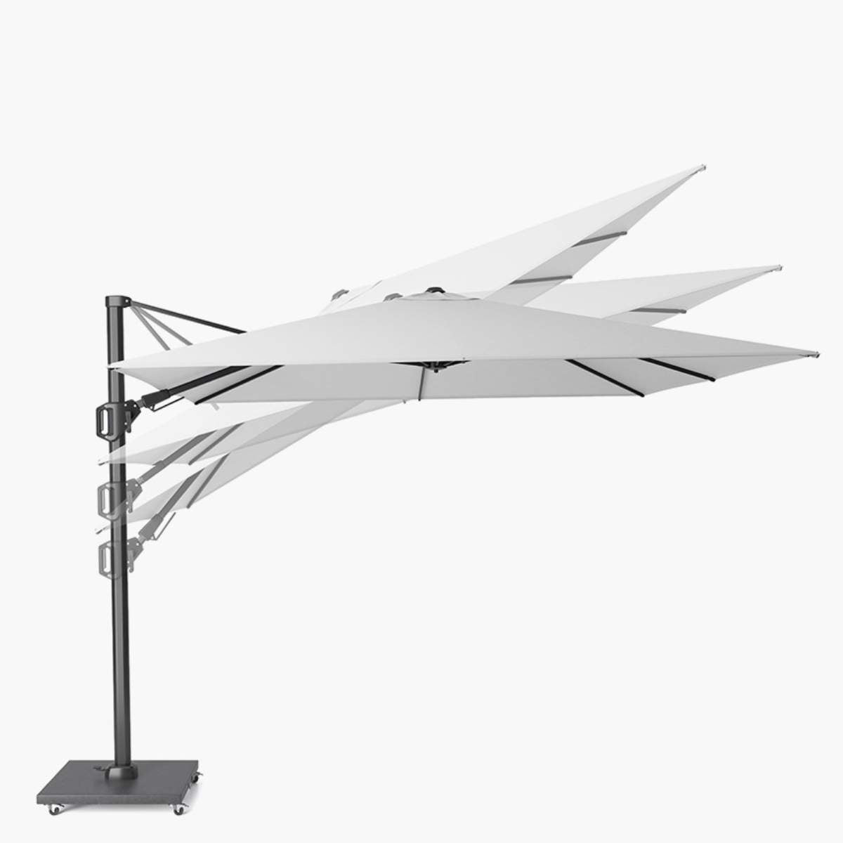 Pacific Lifestyle Nexus T2 Premium Sandstone / Champagne Free Arm Parasol