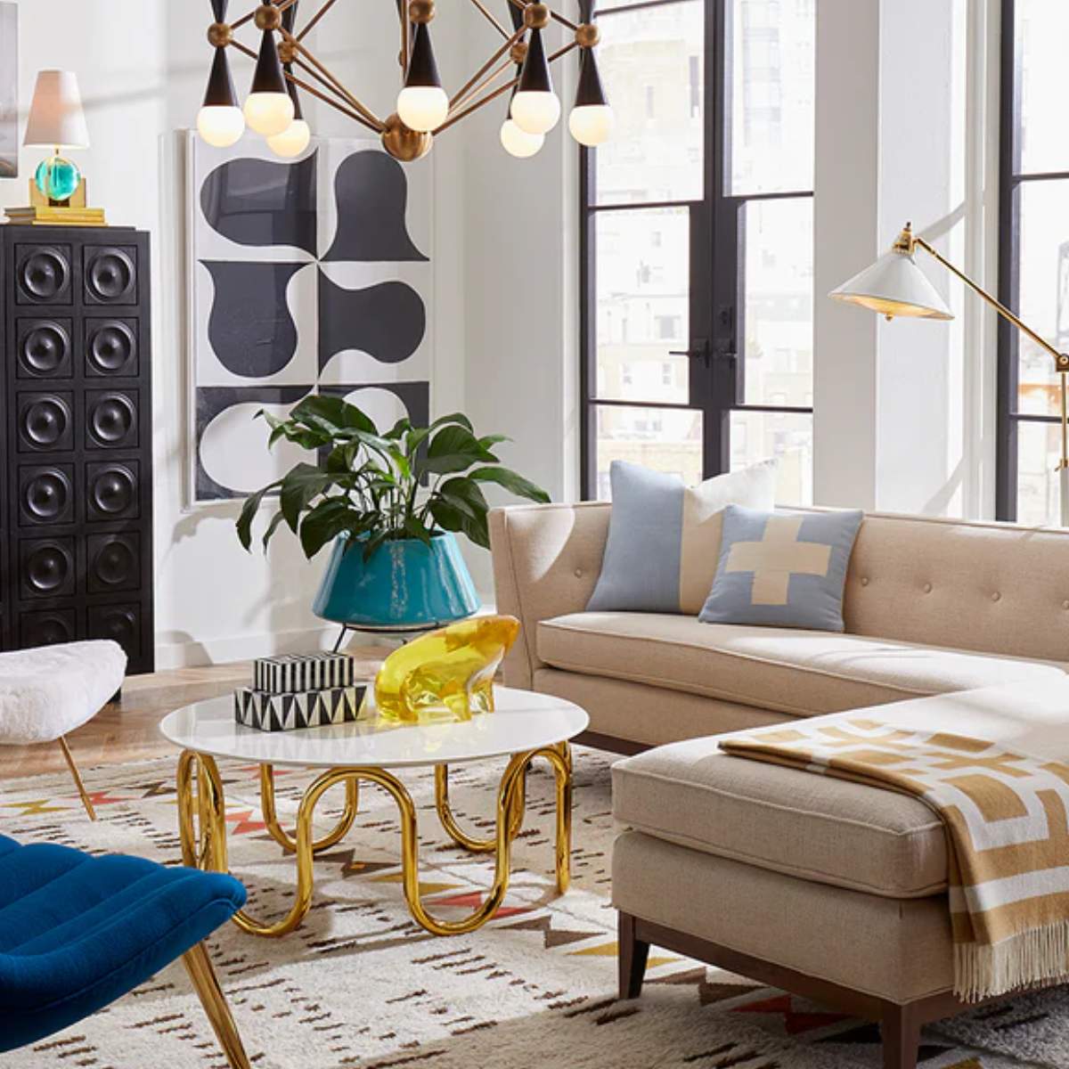 Jonathan Adler Nixon Alpaca Throw