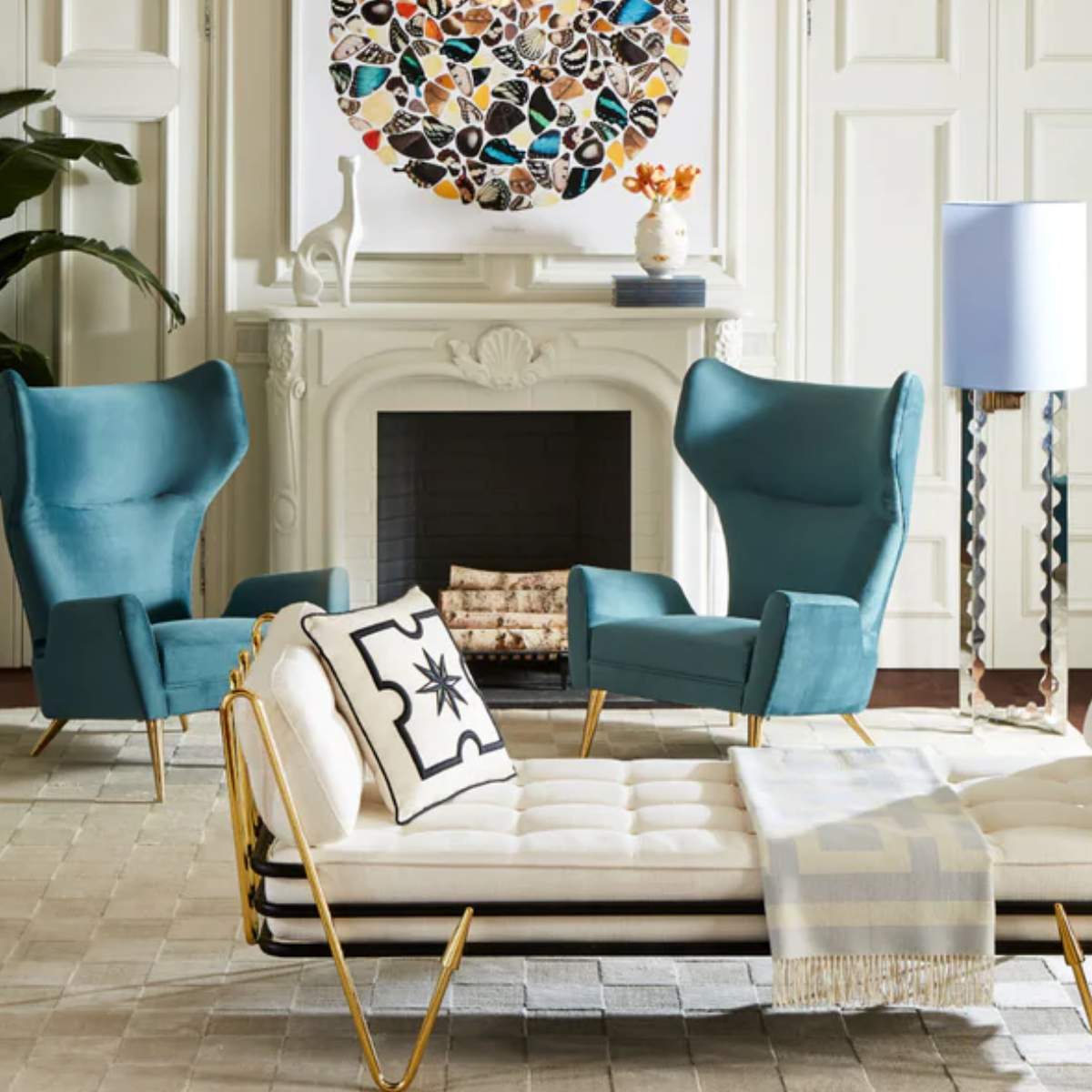 Jonathan Adler Nixon Alpaca Throw