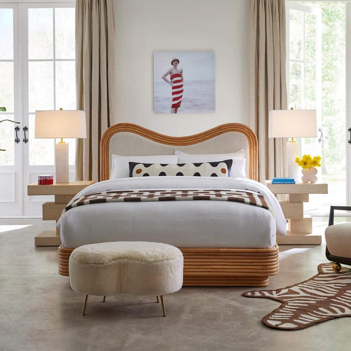 Jonathan Adler Nixon Alpaca Throw