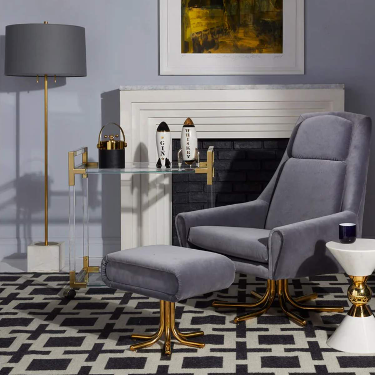 Jonathan Adler Nixon Flatweave Rug