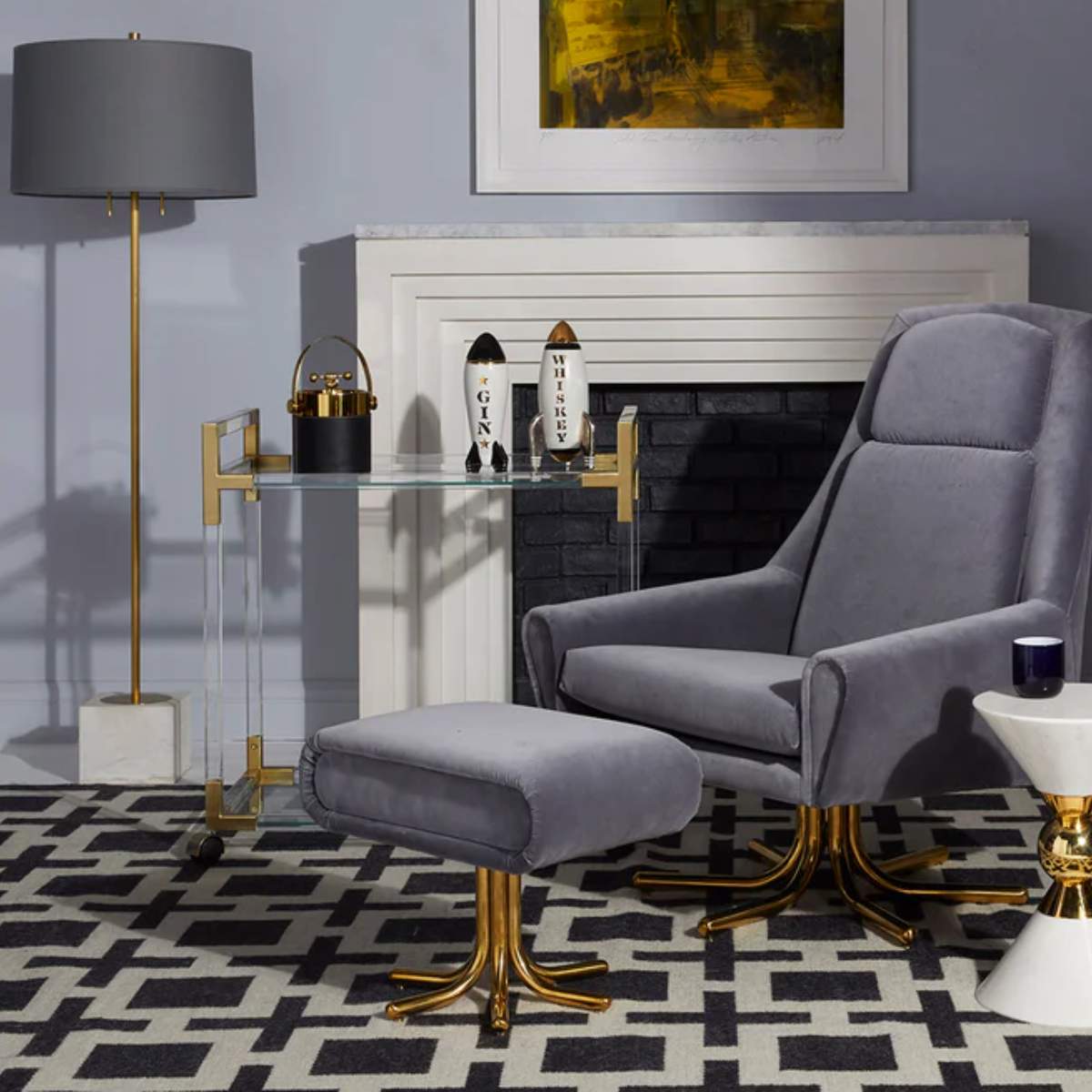 Jonathan Adler Nixon Flatweave Rug