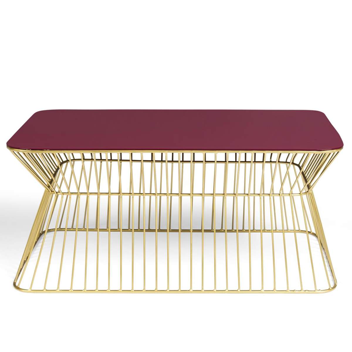 Bold Monkey No Offence Coffee Table Wine Red