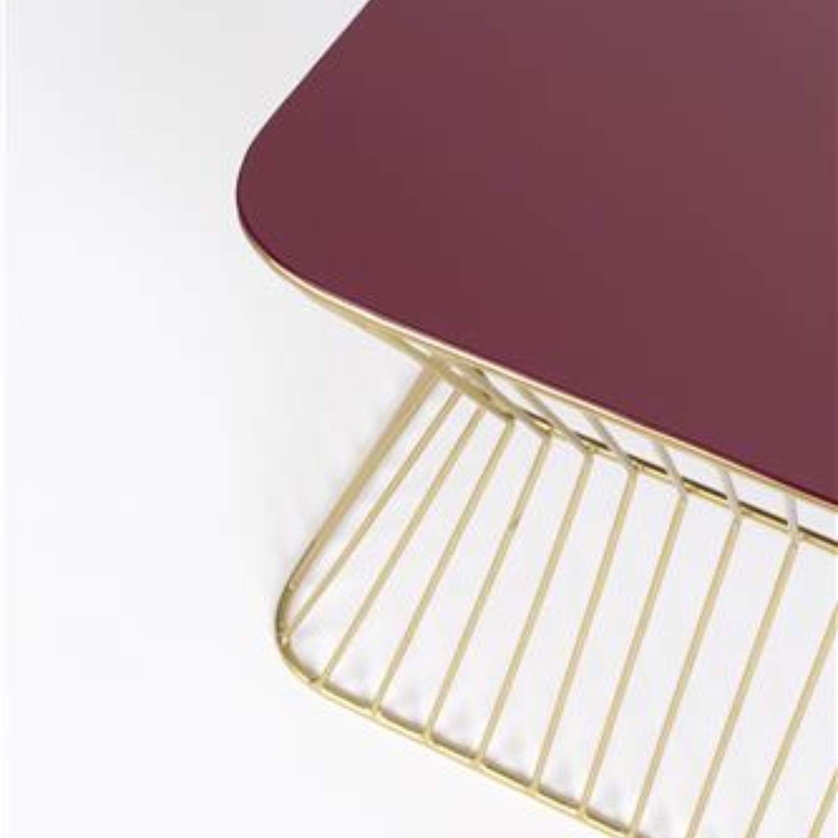 Bold Monkey No Offence Coffee Table Wine Red