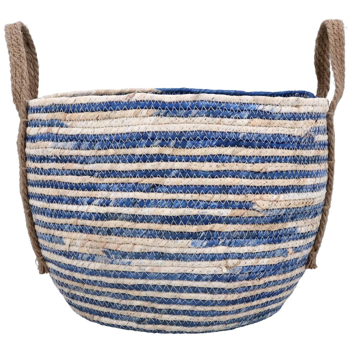 Nook Store Blue Round Basket with Handles